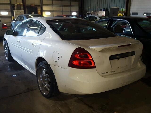 2G2WP552981176028 - 2008 PONTIAC GRAND PRIX WHITE photo 3