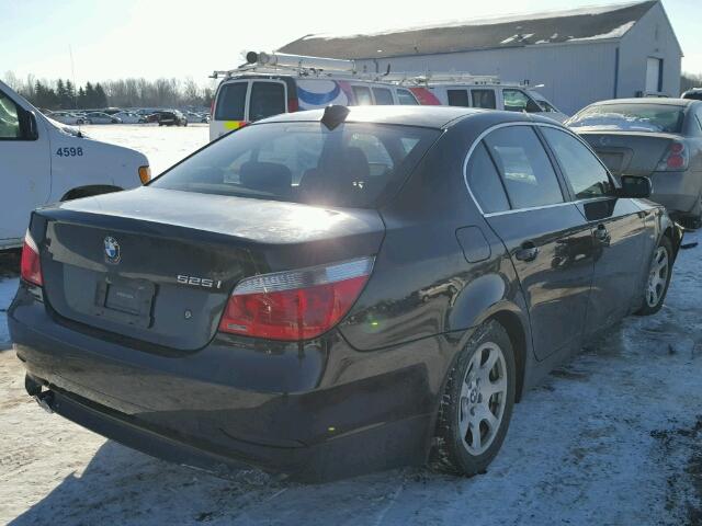 WBANA53584B173070 - 2004 BMW 525 I BLACK photo 4