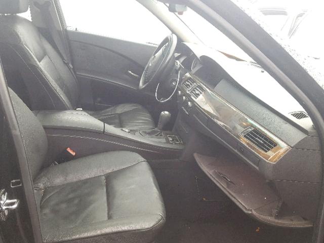 WBANA53584B173070 - 2004 BMW 525 I BLACK photo 5