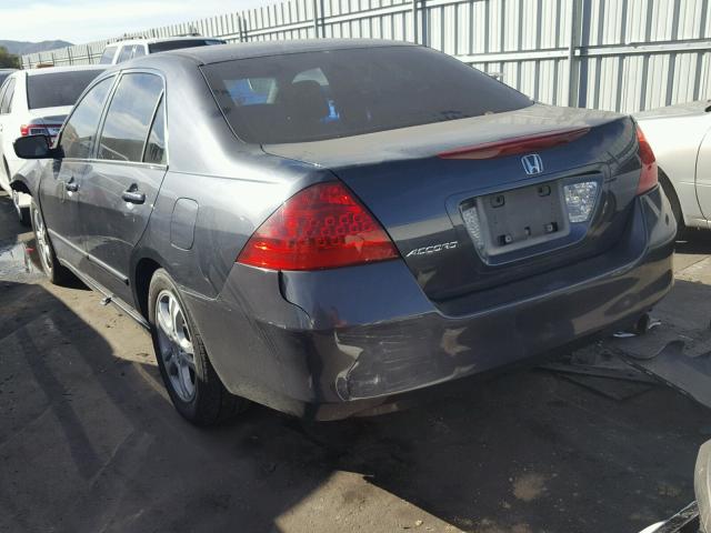 1HGCM56707A109812 - 2007 HONDA ACCORD EX GRAY photo 3