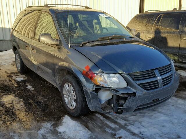 1D4GP25R55B241936 - 2005 DODGE CARAVAN SE BLUE photo 1