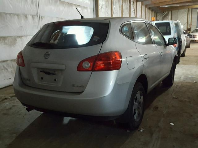 JN8AS58V69W179784 - 2009 NISSAN ROGUE S SILVER photo 4