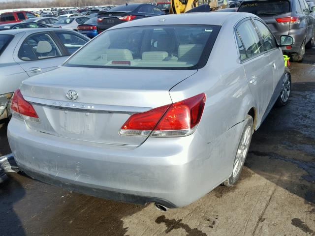 4T1BK3DB9BU417916 - 2011 TOYOTA AVALON BAS SILVER photo 4