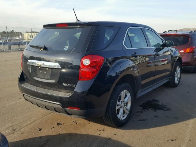 2GNFLCEK2D6269389 - 2013 CHEVROLET EQUINOX LS BLACK photo 4