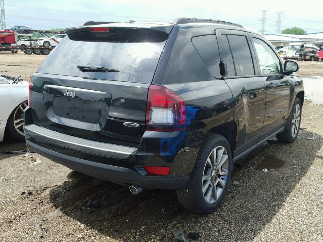 1C4NJCBA8HD186983 - 2017 JEEP COMPASS SP BLACK photo 4