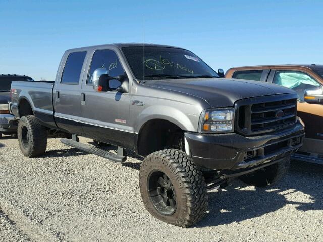 1FTSW31P04EB55239 - 2004 FORD F350 SRW S CHARCOAL photo 1