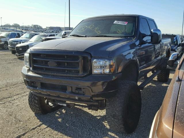 1FTSW31P04EB55239 - 2004 FORD F350 SRW S CHARCOAL photo 2