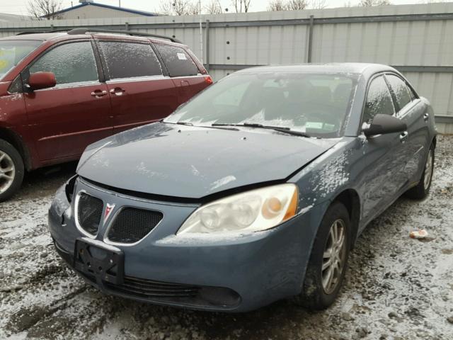 1G2ZF57B264144455 - 2006 PONTIAC G6 SE GRAY photo 2