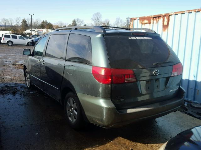 5TDZA23C45S357918 - 2005 TOYOTA SIENNA CE GREEN photo 3