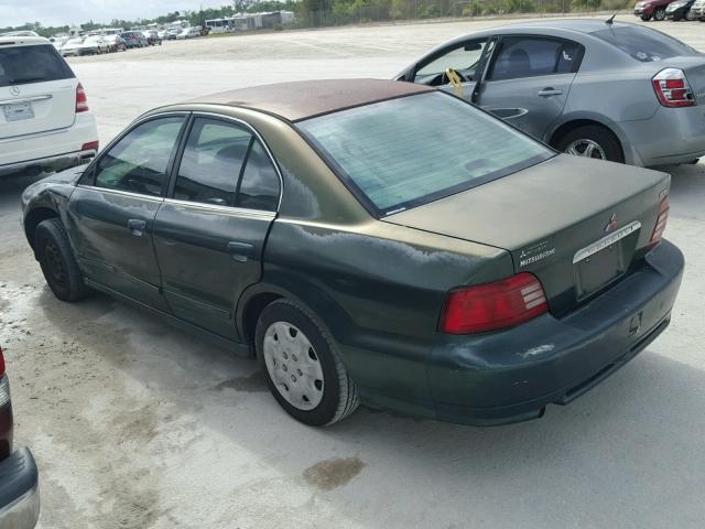 4A3AA46G51E214481 - 2001 MITSUBISHI GALANT ES GREEN photo 3