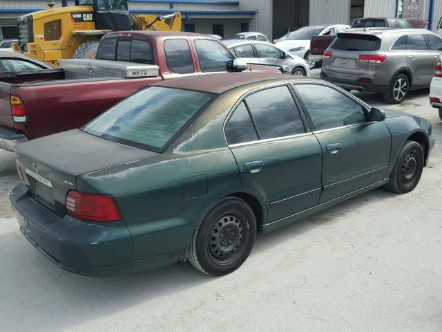 4A3AA46G51E214481 - 2001 MITSUBISHI GALANT ES GREEN photo 4