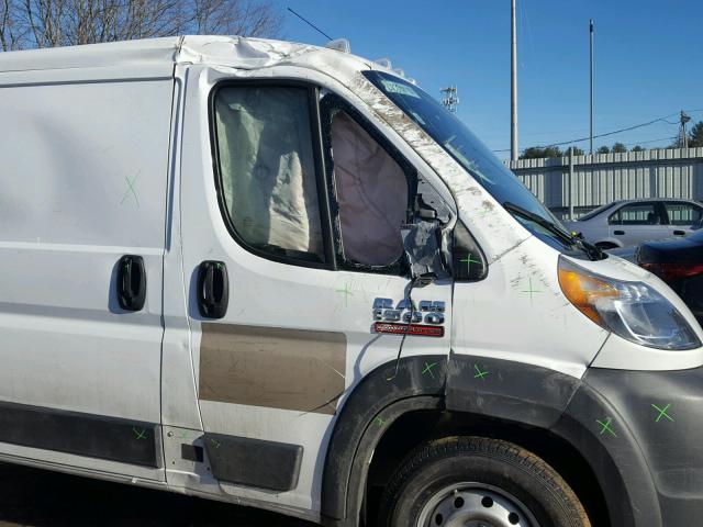 3C6TRVAG0HE516736 - 2017 RAM PROMASTER WHITE photo 9