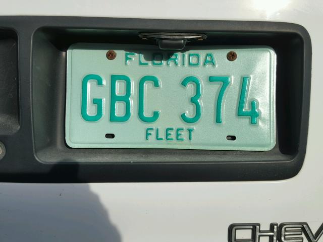 1GCGG25V961172329 - 2006 CHEVROLET EXPRESS G2 WHITE photo 9