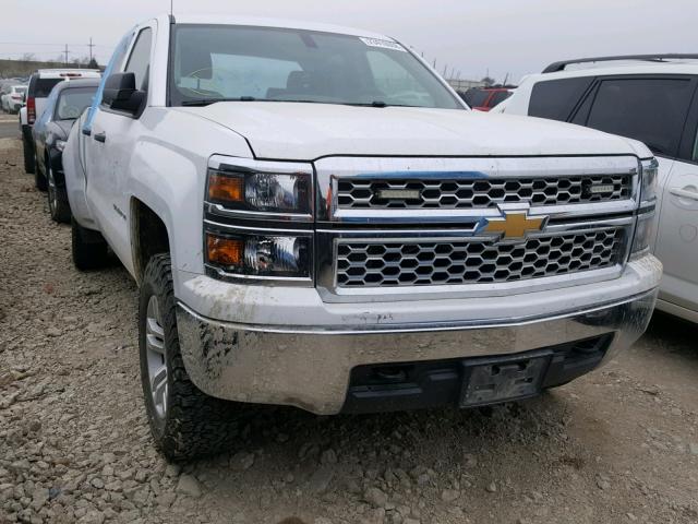 1GCVKREC4EZ349558 - 2014 CHEVROLET SILVERADO WHITE photo 1