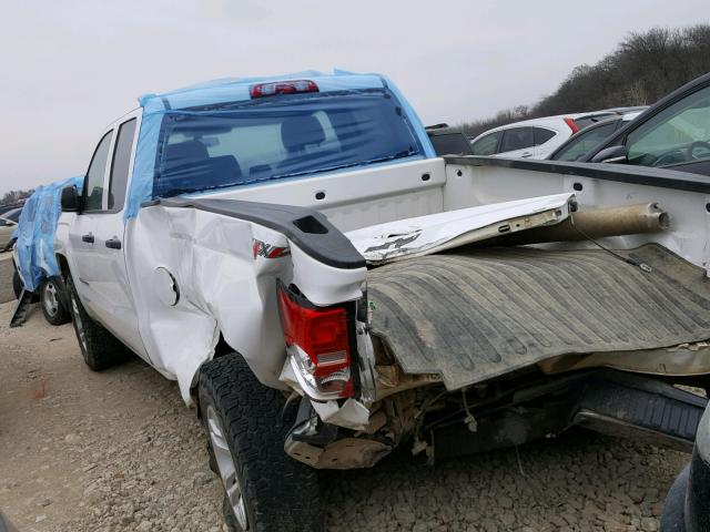 1GCVKREC4EZ349558 - 2014 CHEVROLET SILVERADO WHITE photo 3