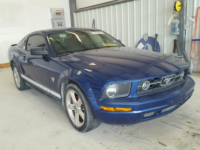 1ZVHT80N495111328 - 2009 FORD MUSTANG BLUE photo 1