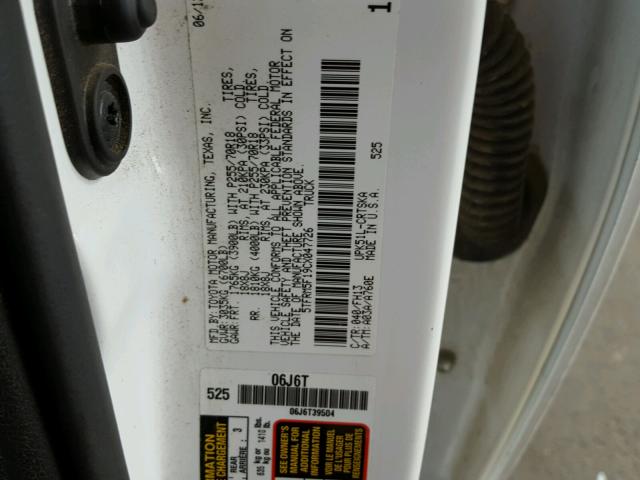 5TFRM5F19CX047726 - 2012 TOYOTA TUNDRA DOU WHITE photo 10