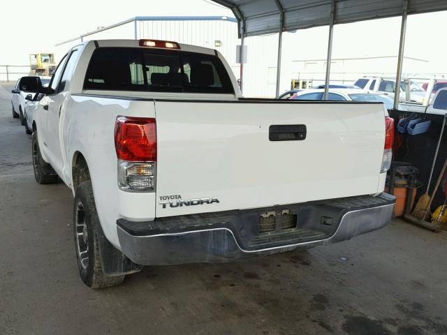 5TFRM5F19CX047726 - 2012 TOYOTA TUNDRA DOU WHITE photo 3