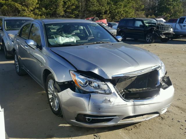 1C3CCBCG6DN649677 - 2013 CHRYSLER 200 LIMITE SILVER photo 1