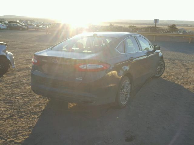 3FA6P0H9XDR347159 - 2013 FORD FUSION SE BLACK photo 4