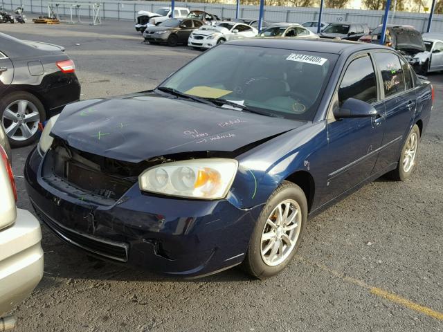 1G1ZT53806F245778 - 2006 CHEVROLET MALIBU LT BLUE photo 2