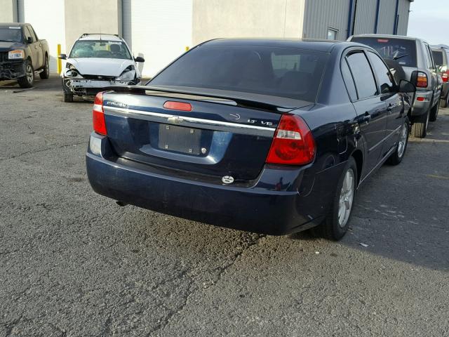 1G1ZT53806F245778 - 2006 CHEVROLET MALIBU LT BLUE photo 4