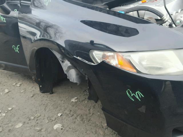 2HGFA55599H708864 - 2009 HONDA CIVIC SI BLACK photo 9