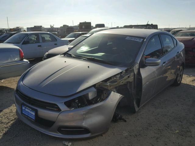 1C3CDFBB8FD336214 - 2015 DODGE DART SXT GRAY photo 2