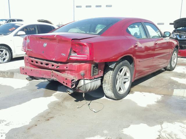 2B3KA53H46H126923 - 2006 DODGE CHARGER R/ RED photo 4