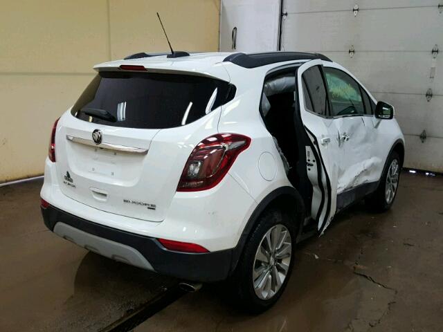 KL4CJESB1HB224992 - 2017 BUICK ENCORE PRE WHITE photo 4