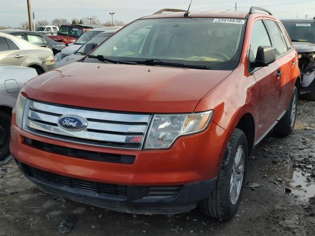 2FMDK36C87BA56884 - 2007 FORD EDGE SE ORANGE photo 2