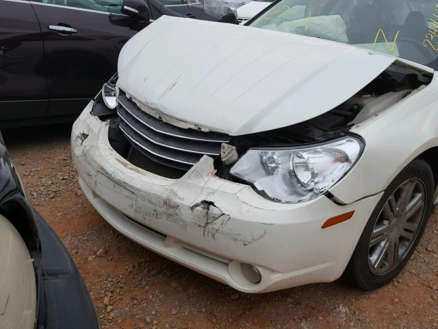 1C3LC66MX7N682176 - 2007 CHRYSLER SEBRING LI WHITE photo 9