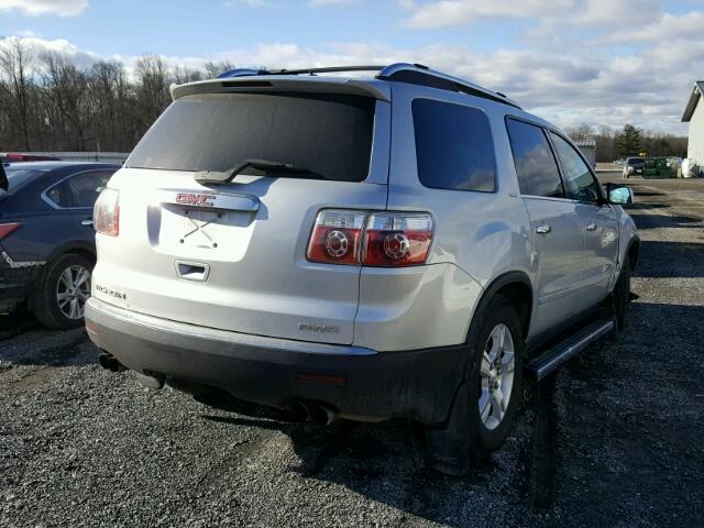 1GKEV23D19J181848 - 2009 GMC ACADIA SLT SILVER photo 4