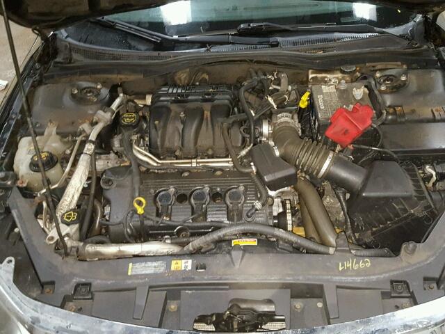 3FAHP0CG2BR138977 - 2011 FORD FUSION SEL BLACK photo 7