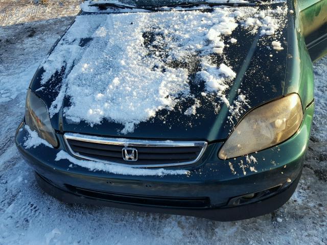 2HGEJ6674YH520690 - 2000 HONDA CIVIC LX GREEN photo 7