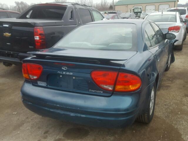 1G3NL52F73C175568 - 2003 OLDSMOBILE ALERO GL TURQUOISE photo 4