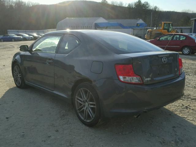 JTKJF5C76B3006954 - 2011 TOYOTA SCION TC GRAY photo 3