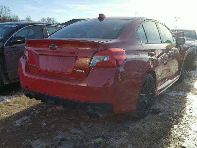 JF1VA1L62G9805504 - 2016 SUBARU WRX LIMITE RED photo 4