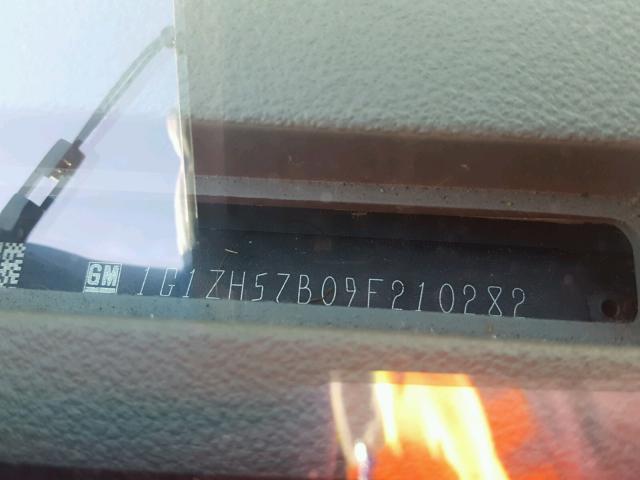 1G1ZH57B09F210282 - 2009 CHEVROLET MALIBU 1LT 灰色 照片 10