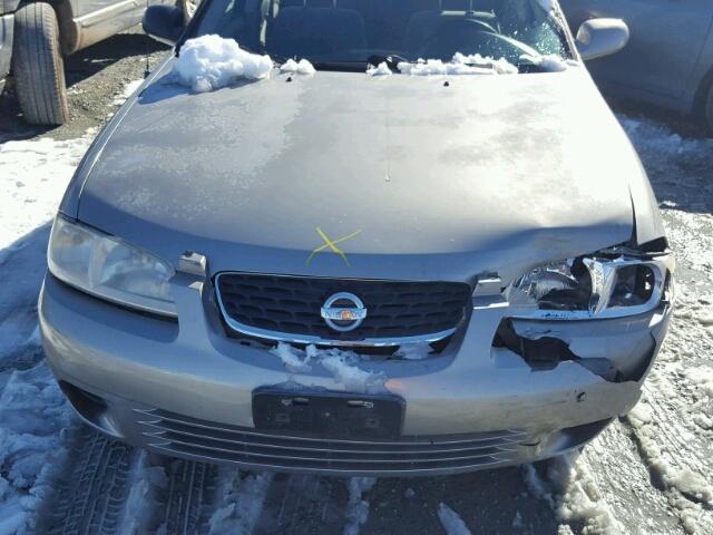 3N1CB51D13L709889 - 2003 NISSAN SENTRA XE GRAY photo 7