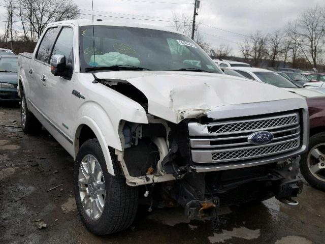 1FTFW1ET2DFC91685 - 2013 FORD F150 SUPER WHITE photo 1