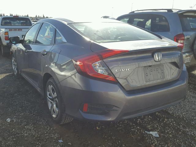 19XFC2F52GE210715 - 2016 HONDA CIVIC LX GRAY photo 3