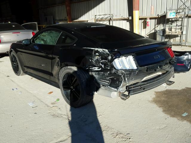 1FA6P8CF2F5322077 - 2015 FORD MUSTANG GT BLACK photo 3