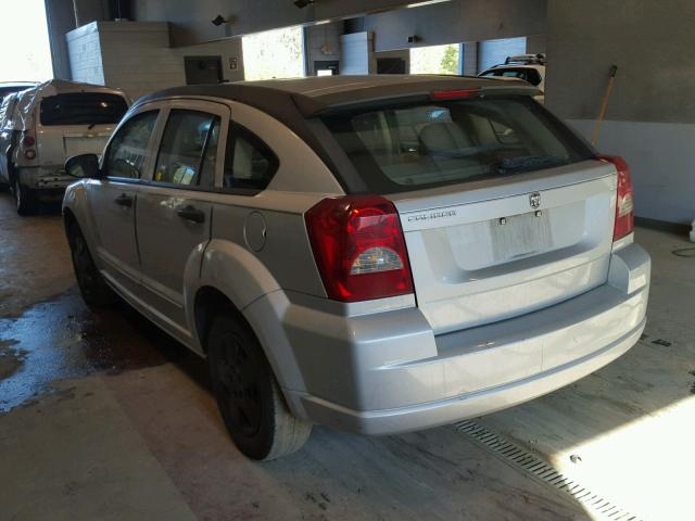 1B3HB28B47D568948 - 2007 DODGE CALIBER SILVER photo 3