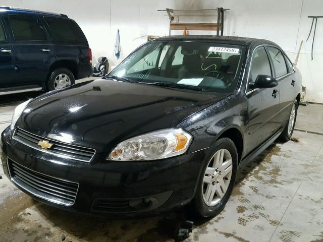 2G1WB5EK5B1154148 - 2011 CHEVROLET IMPALA LT BLACK photo 2