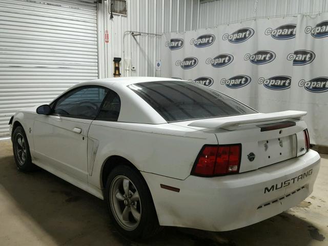 1FAFP40412F190526 - 2002 FORD MUSTANG WHITE photo 3