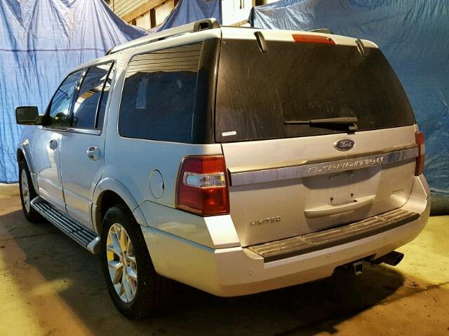 1FMJU1KT8HEA74508 - 2017 FORD EXPEDITION SILVER photo 3