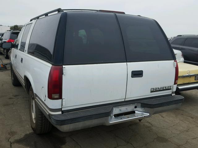 1GNFK16R7XJ489685 - 1999 CHEVROLET SUBURBAN K WHITE photo 3