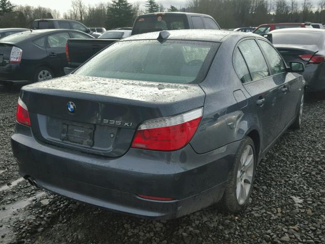 WBANV93538CZ68233 - 2008 BMW 535 XI GRAY photo 4