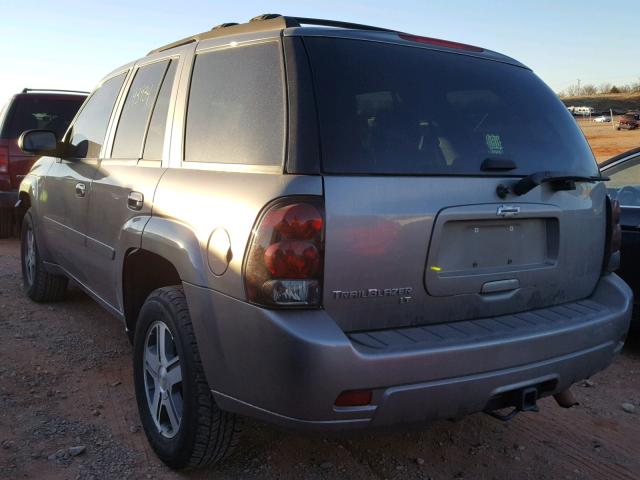 1GNDS13S072207525 - 2007 CHEVROLET TRAILBLAZE SILVER photo 3